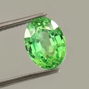 8.78 Ct Natural Oval Cut Peridot AAA Grade Green Certifed Loose Gemstone - Picture 1 of 4