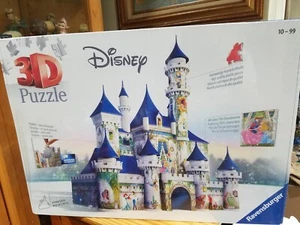 Ravensburger Disney Castle 3D Puzzle 216pcs +96 Accesory Part- Plastic - Picture 1 of 8