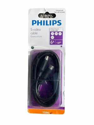 Cable Phillips 150 Series S-Video 6' 1,8 m  Foto 1 de 2