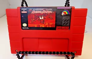 Spider-Man and Venom Maximum Carnage Nintendo SNES(LJN, 1994) Authentic Tested - Picture 1 of 5