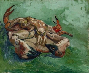 11940.Poster decoration.Home Wall.Room art.Van Gogh painting.Crab on his back - Picture 1 of 1