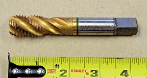 GUHRING 3/4-10 2B UNC SPIRAL FLUTE TAP 3922 HSS-E, 4 FLUTE, 4-1/4" OAL - Picture 1 of 8