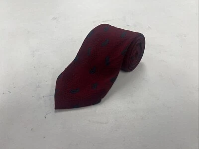 Corbata para hombre Valentino roja cachemira seda $395 Foto 1 de 4