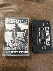 Subhumans 29:29 Split Vision 1985 Hardcore Punk  Black Cassette - Bild 1 von 4