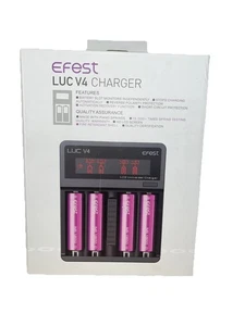 Battery charger Efest LUC V4 LCD UNIVERSAL BATTERY CHARGER - Picture 1 of 2
