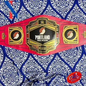 Portland Trail Blazers Legacy Champioship Replica Title Belt Brass 2mm - Picture 1 of 8