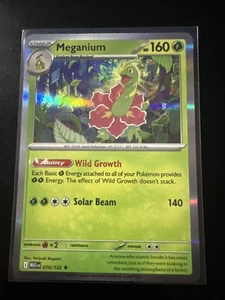 Pokemon Meganium 010/132 Mega Evolution Reverse Holo NM - Bild 1 von 2