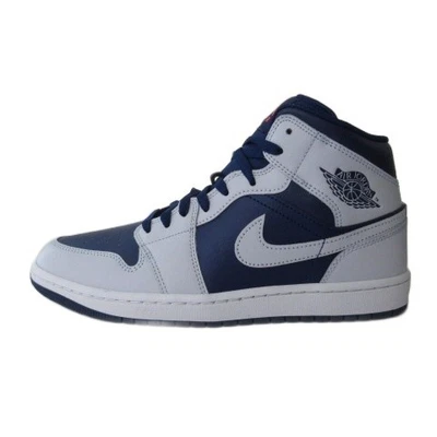 Hombres 9.5US Nike Tag Dq8426-403 Air Jordan 1 Tenis Medianos Azul Vacío Summit Blanco M Foto 1 de 4