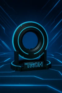 Tron Identity Disc with Display Stand – Glowing Sci-Fi Collector Piece - Picture 1 of 14