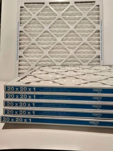 Aerostar 20x20x1 MERV 13 - 6 Count - Pleated HVAC, Furnace & Air Con Filter - Picture 1 of 1