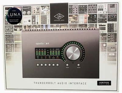 Universal Audio Apollo x4 Heritage Edition Thunderbolt interfaccia audio NUOVO! - Immagine 1 di 4