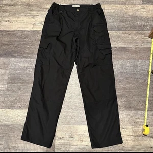 5.11 Tactical PDU Cargo Class B Pants Mens 36x34 Black Twill Pockets Zip Police - Picture 1 of 18