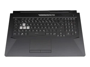 Asus TUF Gaming F17 FX706HE original Tastatur inkl. Topcase DE (deutsch) schwarz - Afbeelding 1 van 4