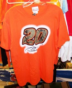 VINTAGE CHASE #20 REALTREE CAMOUFLAGE SPRAYED DRIVER TEE SHIRT TONY STEWART MED - Picture 1 of 3