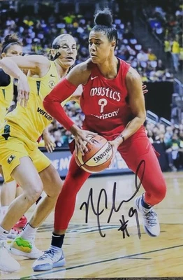 Natasha Cloud Washington Mystics (NY Liberty) Signed 4x6 Photo - Image 1 of 2