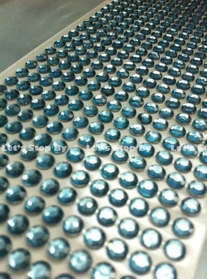 560pcs 3mm Adhesive Diamond Crystal Bling Decoration Sticker DIY Wedding Floral - Image 1 of 4
