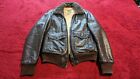Vintage Ll Bean Goatskin Leather Jacket G-1 Flight Bomber Shearling Size 40