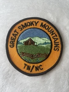 Vintage Great Smoky Mountains TN/NC Embroidered Patch Nice NEW - Picture 1 of 5