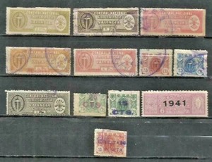 8384A-GUERRA CIVIL COLECCIÓN SELLOS 1939 FALANGE VALENCIA, BARCELONA C.N.S. - Imagen 1 de 4