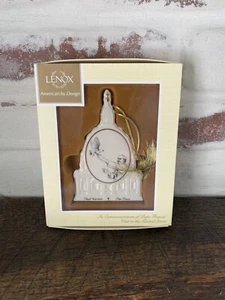 Lenox POPE FRANCIS Commemorative ORNAMENT Visit to US 2015 Open Box Original EC - Picture 1 of 6