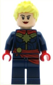 LEGO Super Heroes Minifigure Captain Marvel (Genuine)