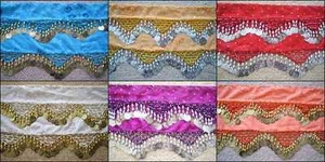 Venta al por mayor 15 Cinturón Moneda Bufanda Danza del Vientre Cadera Hecho a Mano Alta Calidad... Pequeño Estilo - Imagen 1 de 1