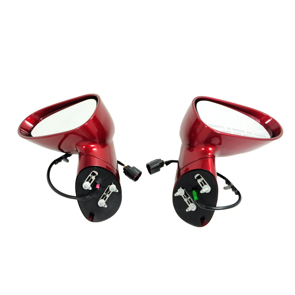 Par de espejos retrovisores eléctricos de visión lateral Merlot 2006-09 Pontiac Solstice 25881956 25881957 Foto 1 de 1