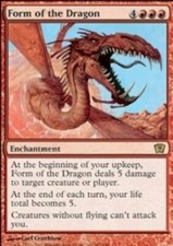 ^MTG 9th Edition - Form of the Dragon NM