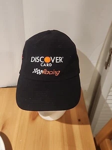 Rare NASCAR Discover Card Racing #26 Black Strapback Hat Cap Basic Strapback Hat - Picture 1 of 8