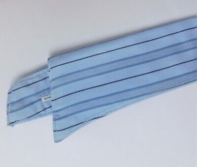 Camicia Blu A Righe Colletto Taglia 14,5 Originale Vintage Da Uomo Wear Anni '40 A • 9.91€