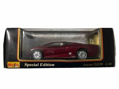 Coche diecast Maisto Special Edition 1992 Jaguar XJ220 escala 1:18 - modelo - rojo Foto 1 de 4