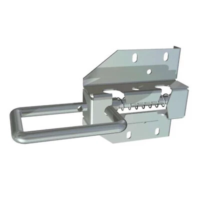 ATTAS Schubriegel mit Löcher für Hängeschloss Tore Typ "Delta" Riegelausschlag: 75 mm