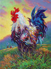 Larry Dyke Morning Watch - Rooster Open Edition Giclee on Canvas