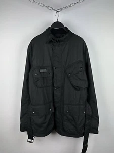 Chaqueta encerada Barbour International cuello pana para hombre talla XL - Imagen 1 de 19