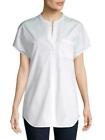 W298 Nwt Vince Popover Women Top Blouse Size M $245