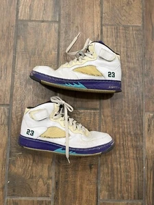 Nike Air Jordan Fusion AJF Grape 407334-102 Retro AF1 Hombres Talla 10 Usadas - Imagen 1 de 12