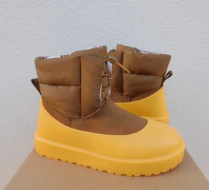 UGG CHESTNUT CLASSIC MAXI TOGGLE WINTER GALOSH BOOTS, WOMEN US 11/ EUR 42 ~NIB - Picture 1 of 5