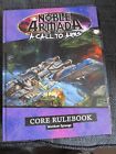 MGP NOBLE ARMADA A CALL TO ARMS CORE RULEBOOK SCI FI RPG MONGOOSE HB HC