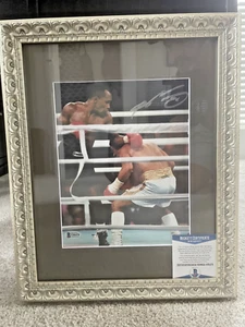 SUGAR RAY LEONARD AUTHENTIC AUTOGRAPHED SIGNED 8X10 PHOTO BECKETT FRAMED - Picture 1 of 1