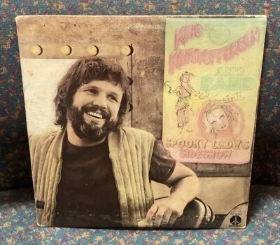KRIS KRISTOFFERSON -(LP) SPOOKY LADY'S SIDESHOW - MONUMENT-1974 VINYL Pitman - Image 1 of 4