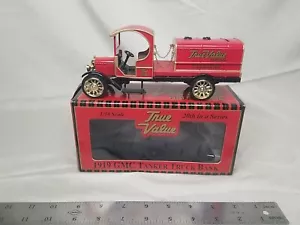 ERTL True Value 1919 GMC Tanker Truck Coin Bank Red 19910P Vintage Ser 20th 1:30 - Picture 1 of 6