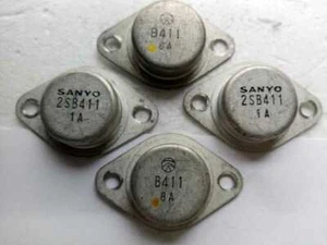 LOT de 2 TRANSISTORS PNP 2SB 411 (Germanium) - Imagen 1 de 3