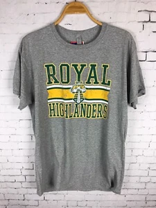 Jerzees Royal Highlanders Shirt Men's Large Tee Gray New (EAB) - Picture 1 of 5