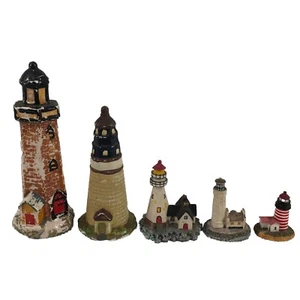 Lot of 5 Lighthouses Ceramics Diverse Collection - Bild 1 von 9