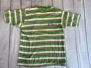 vintage Hofstra University striped t-shirt single stitch Velva Sheen size L READ - Picture 1 of 15