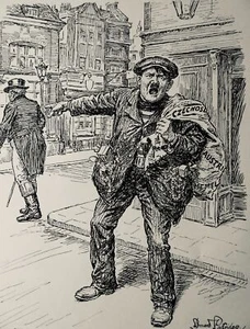 1939 Vintage Print WW2 - STOP THIEF - HITLER IN A SPEECH TO THE CONDOR LEGION - Picture 1 of 2