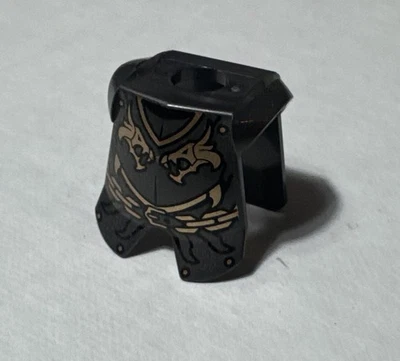 Lego Minifigura Armadura Pecho Protección Pierna Reinos Dragón Cabezas y Cadena Foto 1 de 4