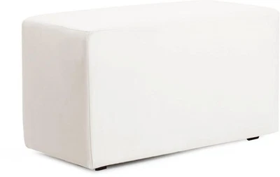 Howard Elliott HEOF50012 Florie Bench Cover - Cover Only - White - Image 1 of 4