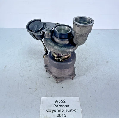 ✅ 08-18 OEM Porsche Cayenne Turbo 958 AWD 4.8 V8 turbocompresor conductor izquierdo 143 k Foto 1 de 4