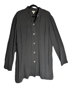 Chaqueta Blazer Jill Mujer Gris Carbón LONGLINE Cintura Ceñida Botón Talla XL - Imagen 1 de 5